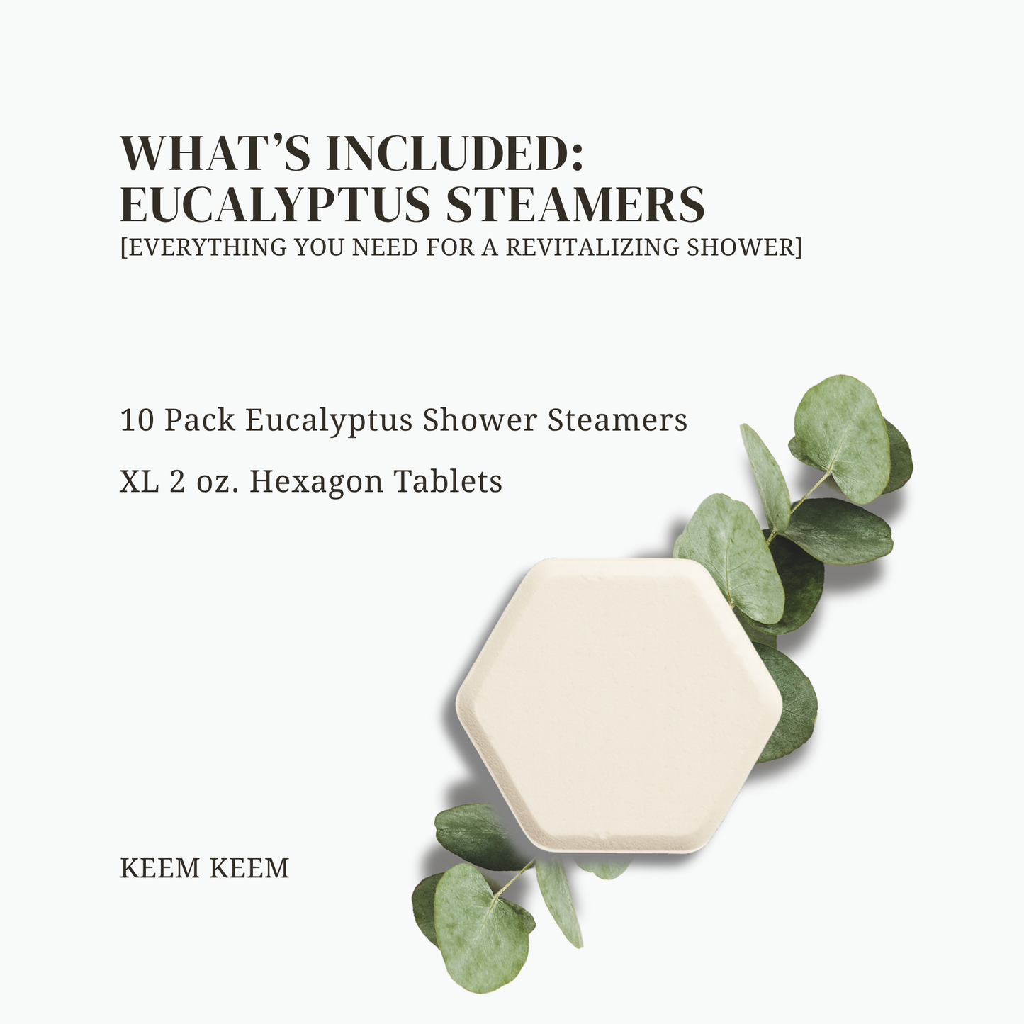 Eucalyptus Shower Steamers