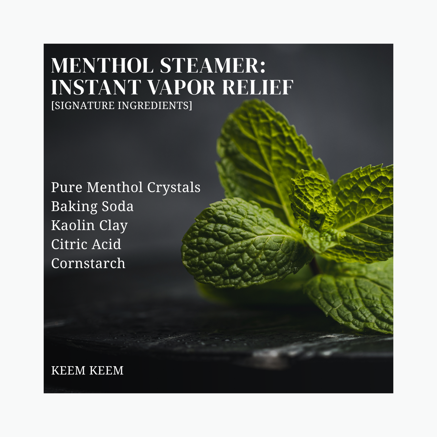 Menthol Shower Steamers