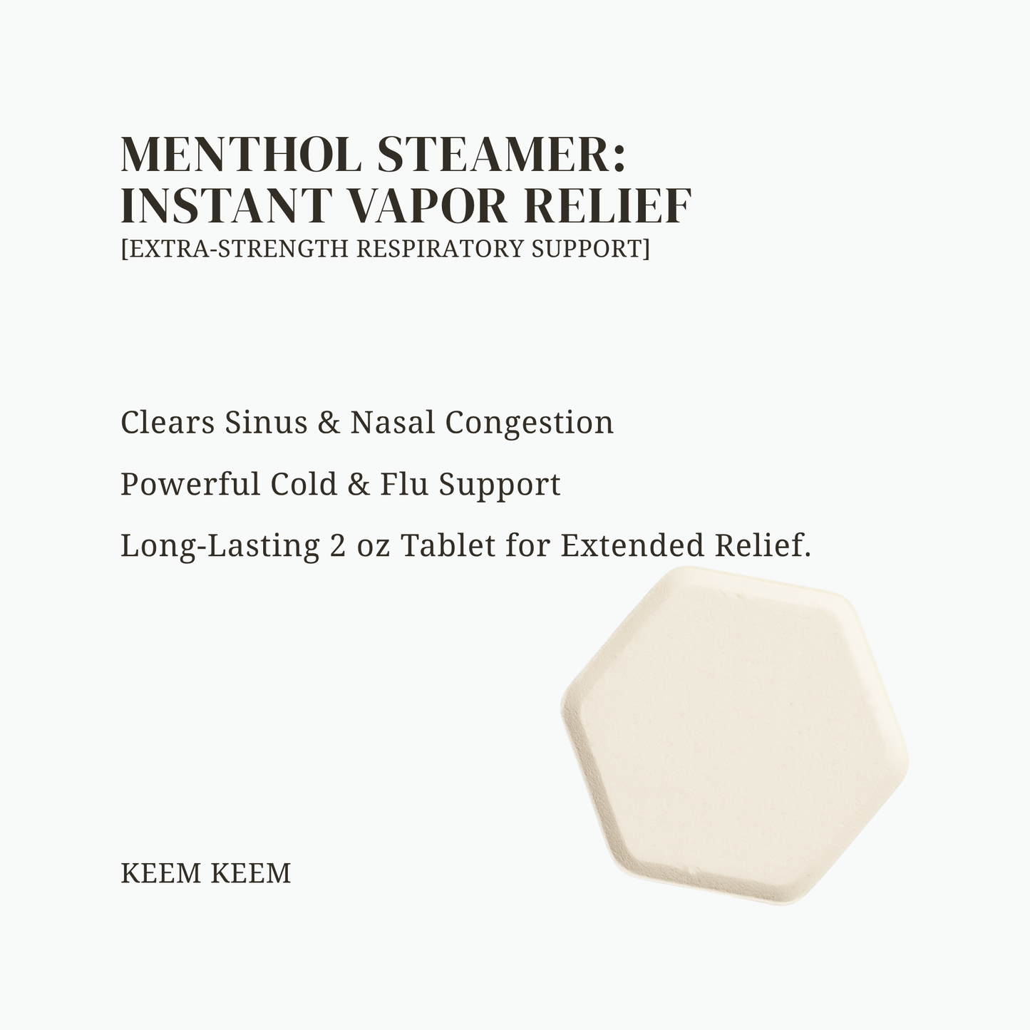 Menthol Shower Steamers