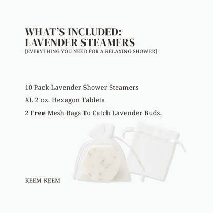 Lavender Shower Steamers