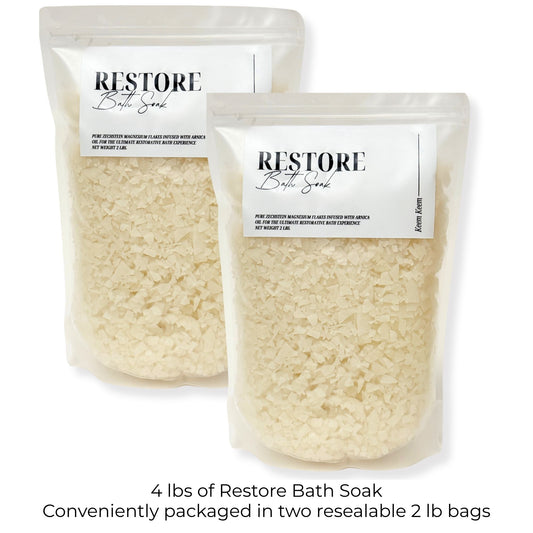 Restore Bath Soak – Magnesium Soak for Sleep, Anxiety & Stress Relief | 2 lb.